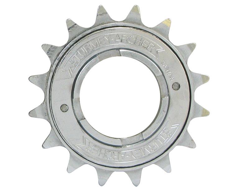 Sturmey Archer Singlespeed Freilaufritzel 16 Zähne 3/32 Zoll Chrom
